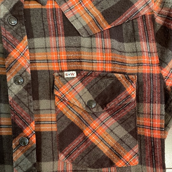 Vintage Stapleford Plaid Flannel Shirt Size S/P - Picture 5 of 7